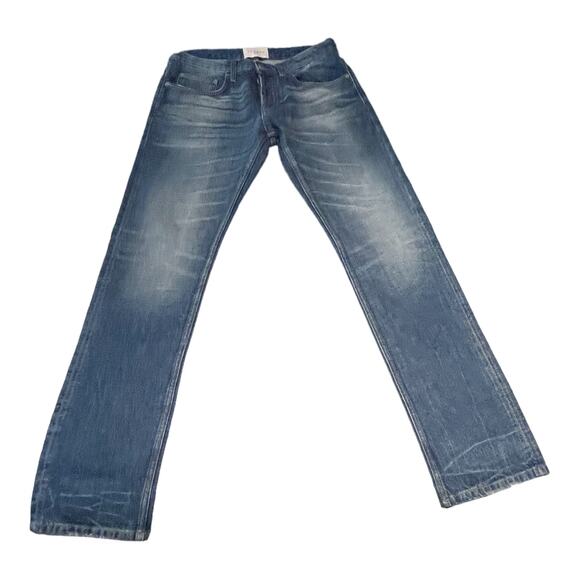SANDRO Droit Men Jeans Straight Jeans Cotton Button Fly Designer 30 x 33 EUC - Picture 12 of 12
